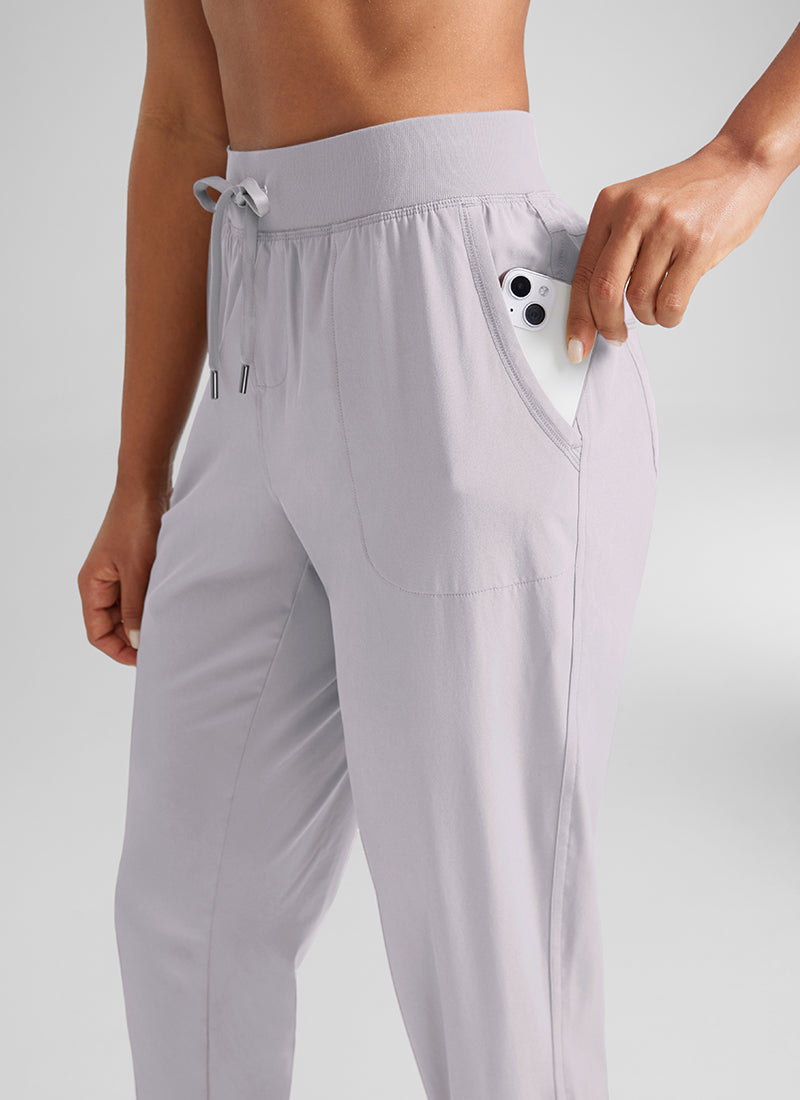 Feathery-Fit Drawstring Pocket Jogger 28''