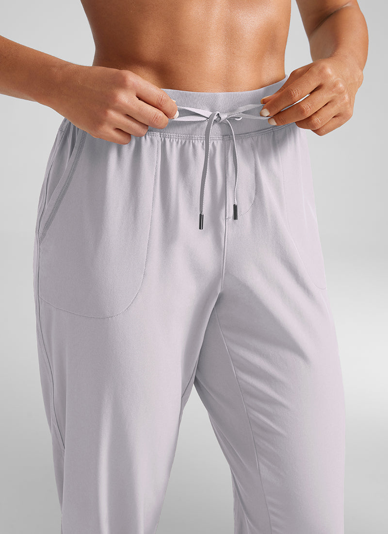 Feathery-Fit Drawstring Pocket Jogger 28''