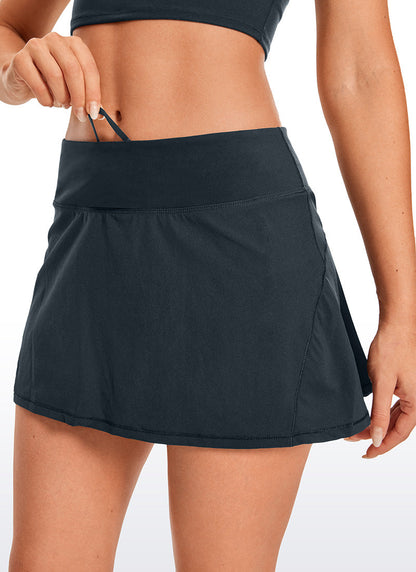 Feathery-Fit Mid Rise Tennis Skirt 13''