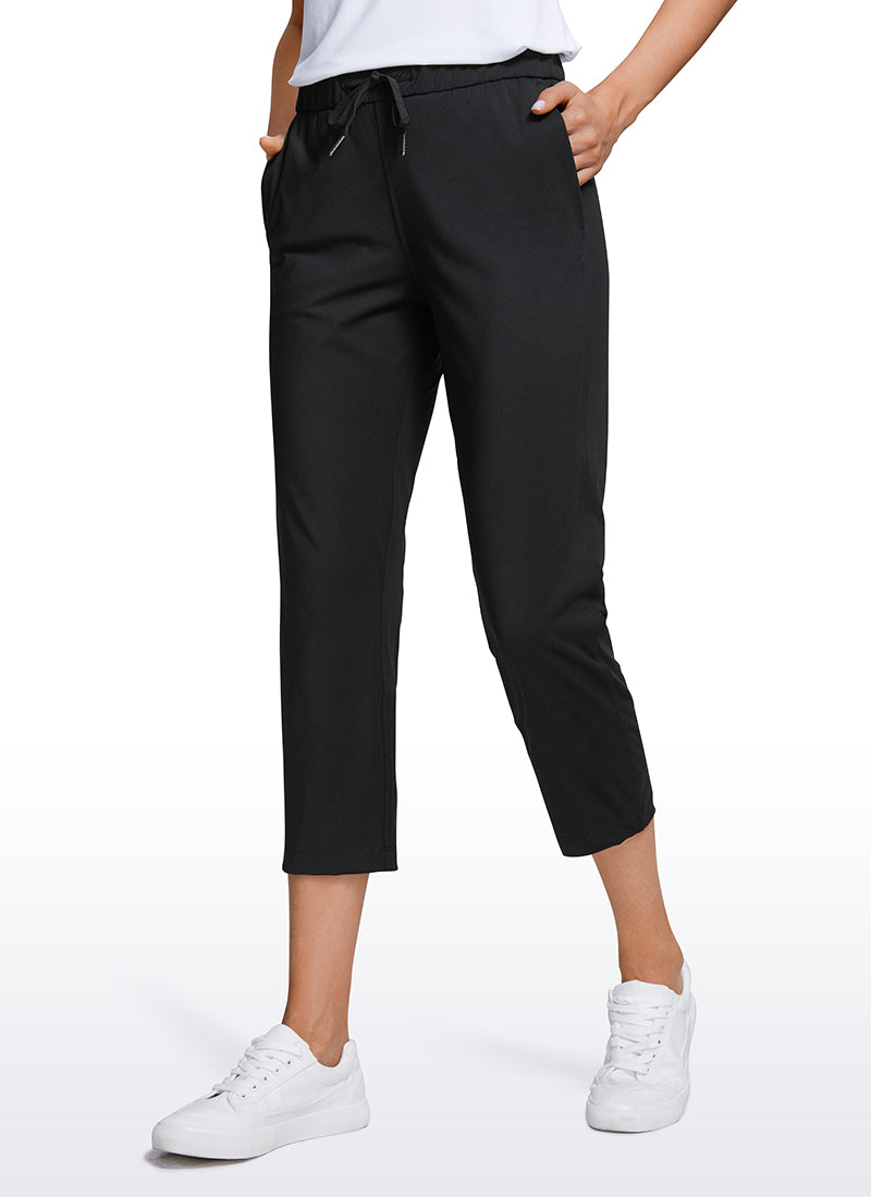 Stretch Cropped Pocket Pant 23''