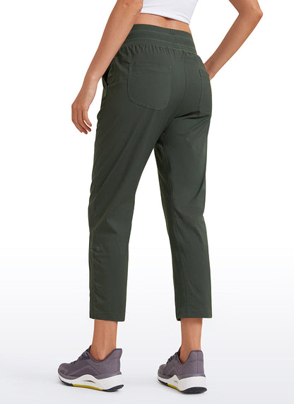 Striped Pants with Pockets 25''- Cinched Leg