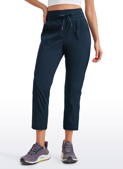 Striped Pants with Pockets 25''- Cinched Leg