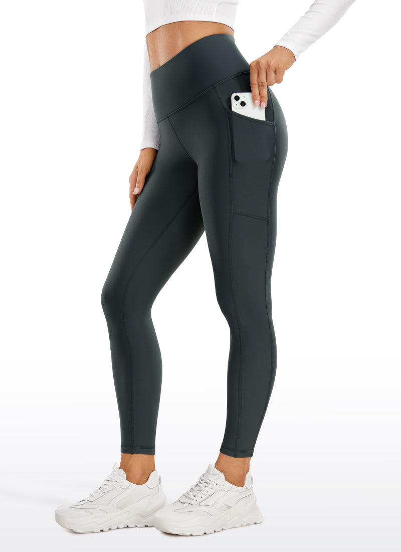 Thermal Fleece Lined Pocket Legging 25''