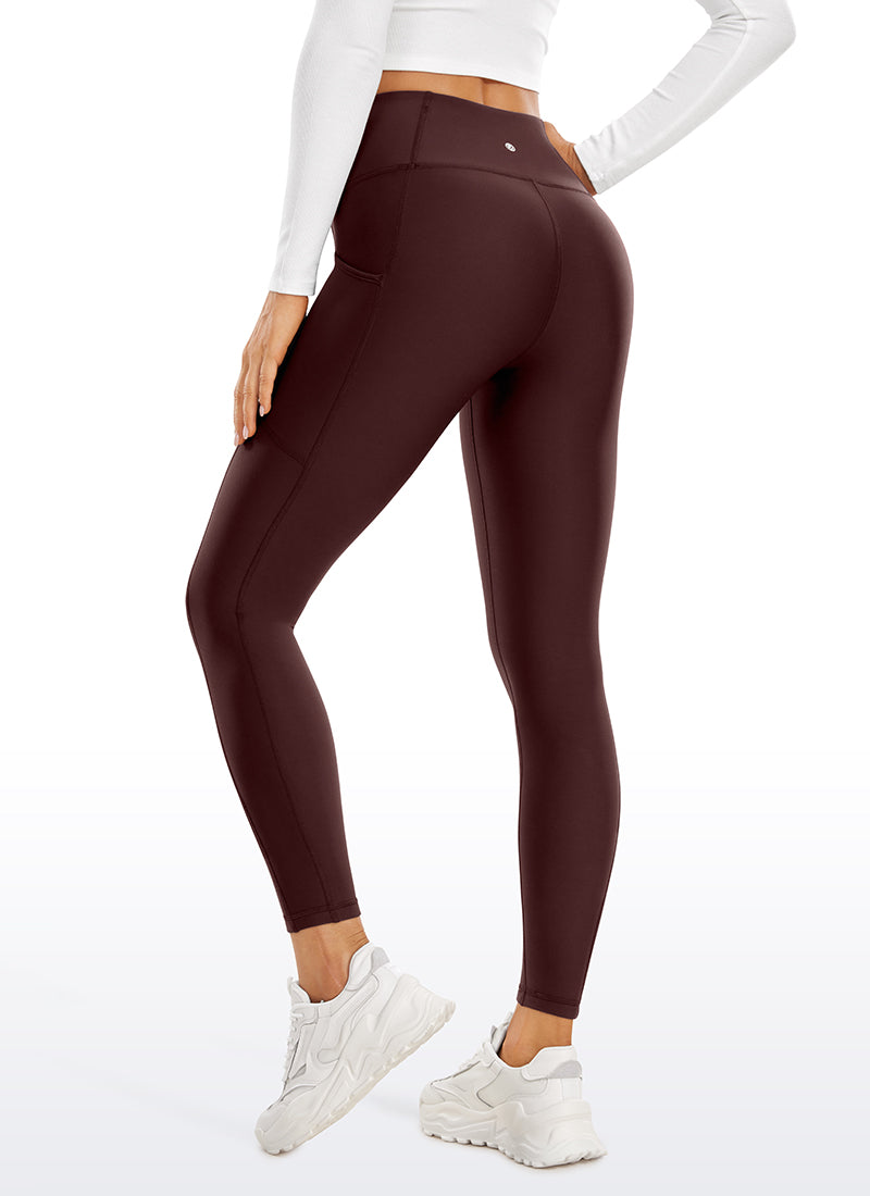 Thermal Fleece Lined Pocket Legging 25''