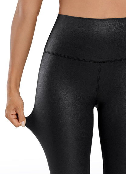 Matte Faux Leather Legging 25''