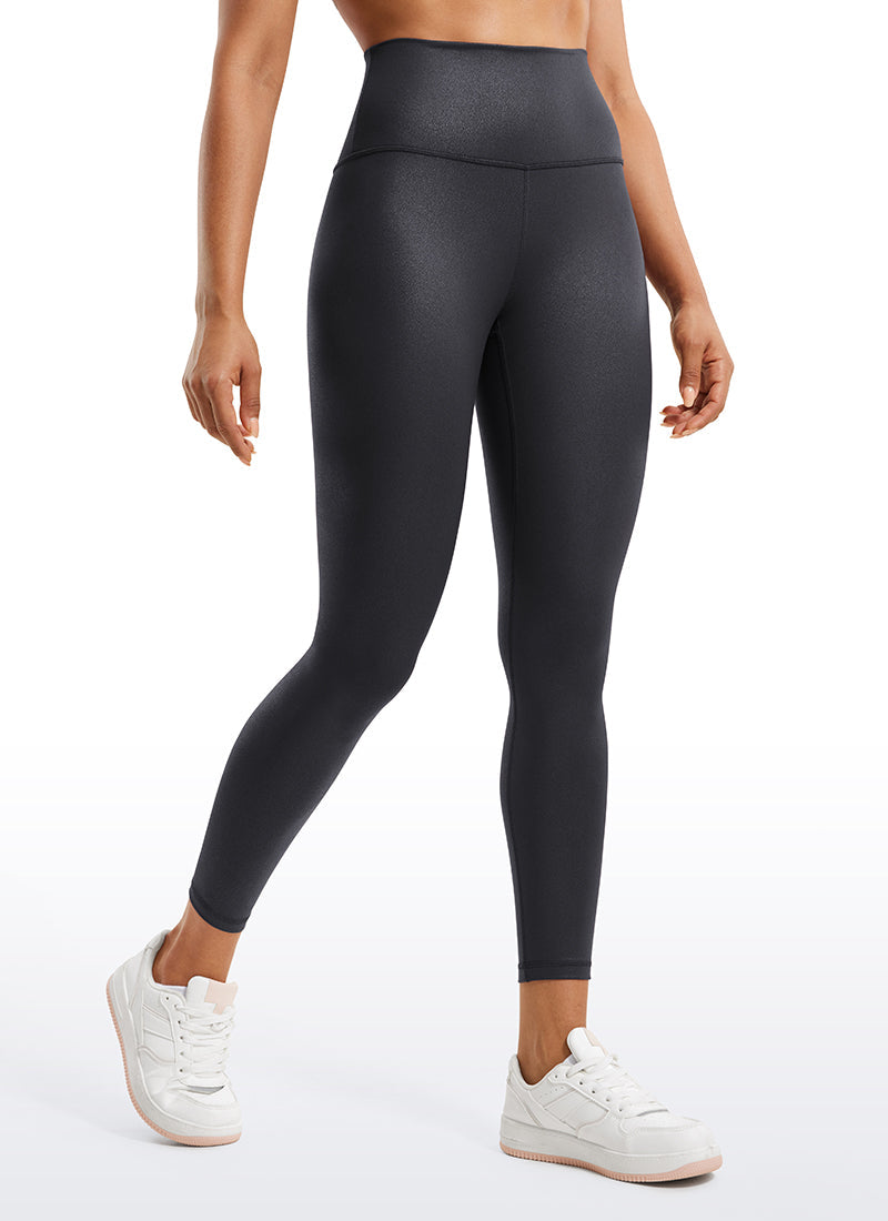 Matte Faux Leather Legging 25''