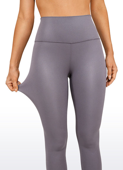 Matte Faux Leather Legging 25''