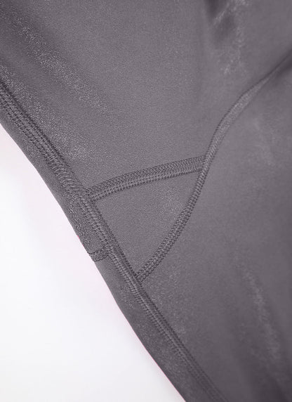 Matte Faux Leather Legging 25''