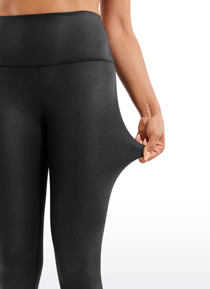 Matte Faux Leather Legging 28''