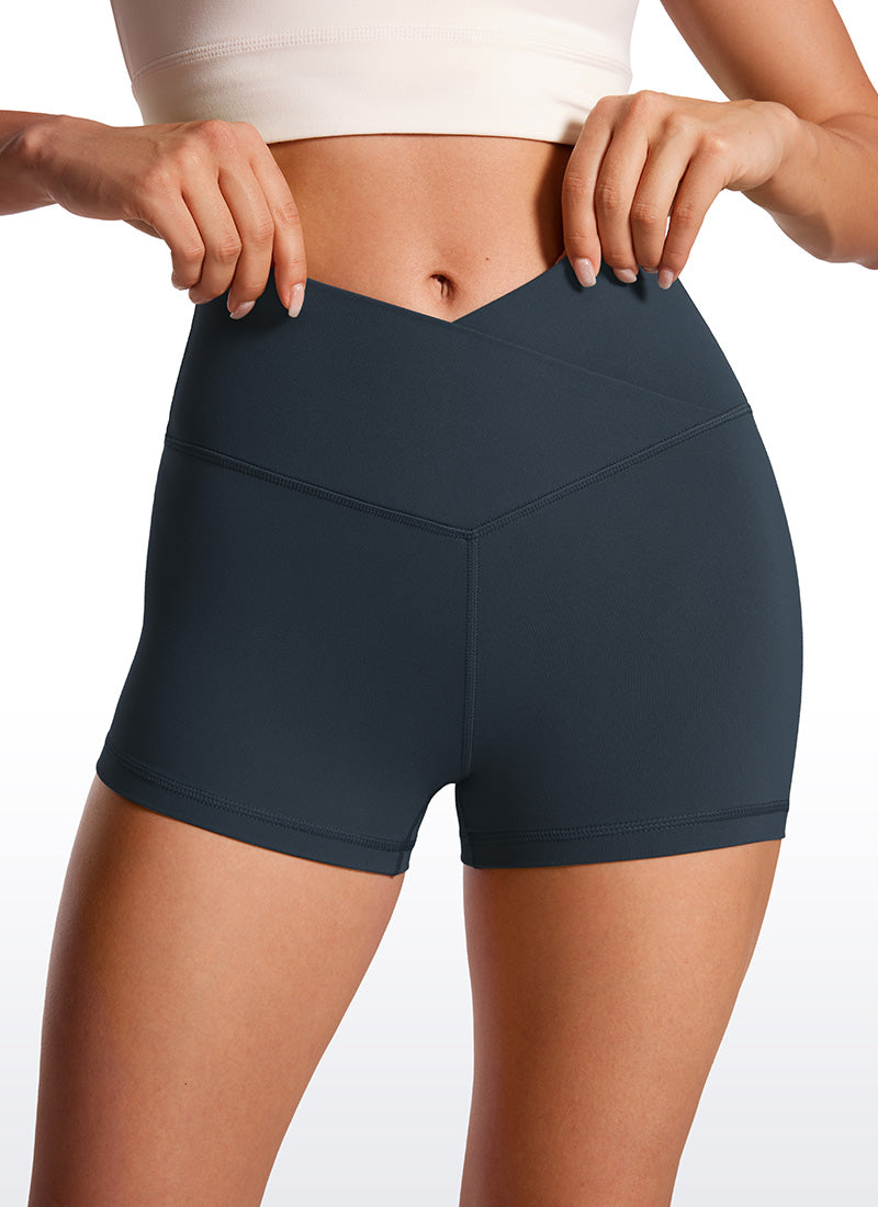 Butterluxe V Cross Waist Short 3"