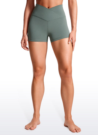 Butterluxe V Cross Waist Short 3"
