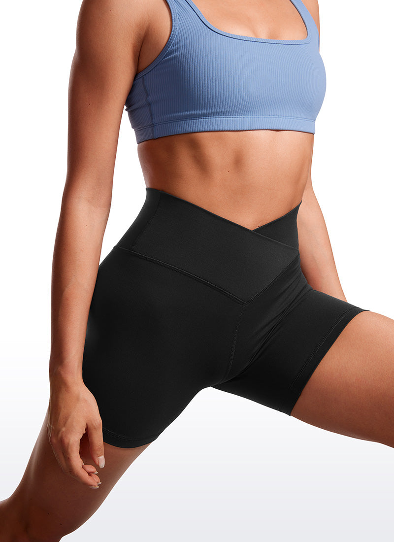 Butterluxe V Cross Waist Short 5"