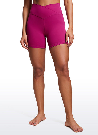 Butterluxe V Cross Waist Short 5"