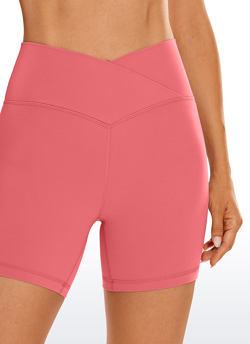 Butterluxe V Cross Waist Short 5"