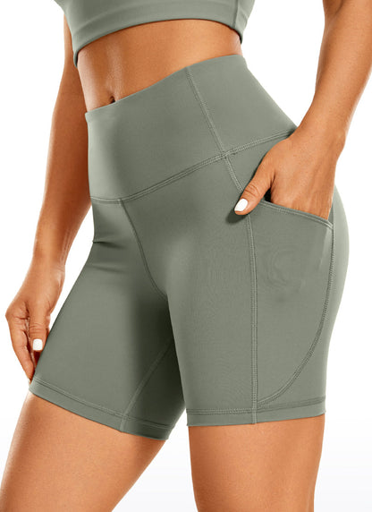 Brushed Nakedfeel Pocket Short 6''