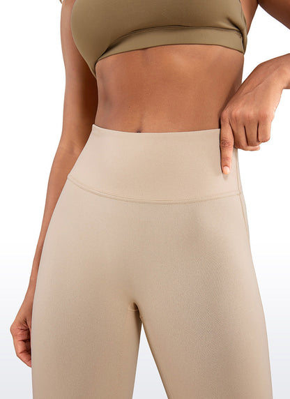 Faux Leather No Front Seam Legging 26.5''