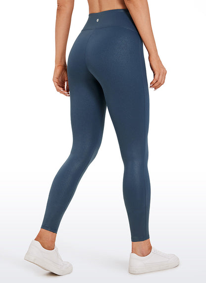 Faux Leather No Front Seam Legging 26.5''