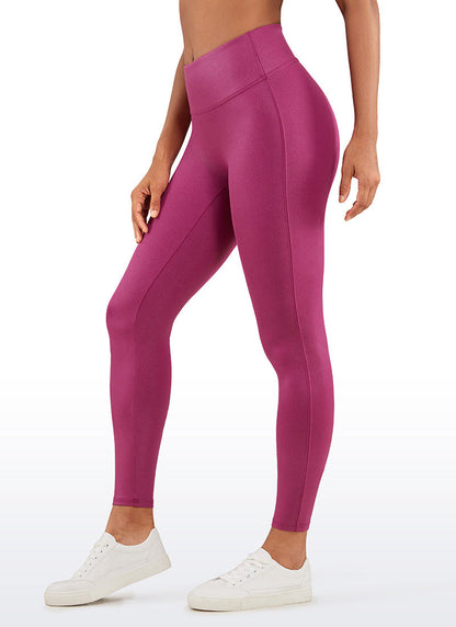 Faux Leather No Front Seam Legging 26.5''