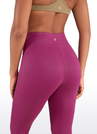 Faux Leather No Front Seam Legging 26.5''