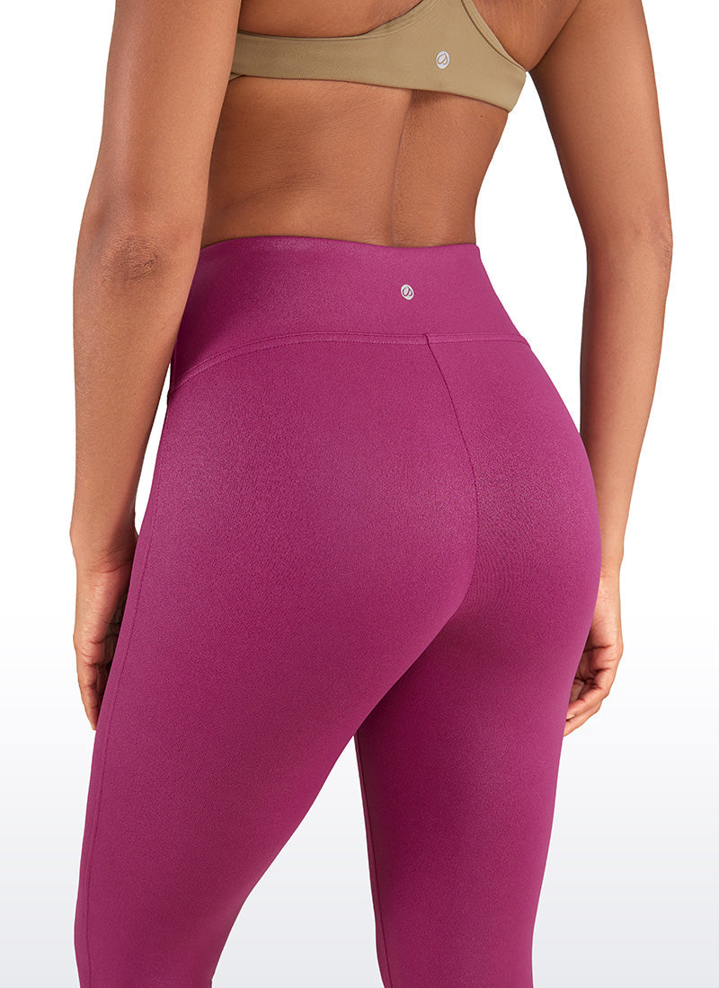 Faux Leather No Front Seam Legging 26.5''