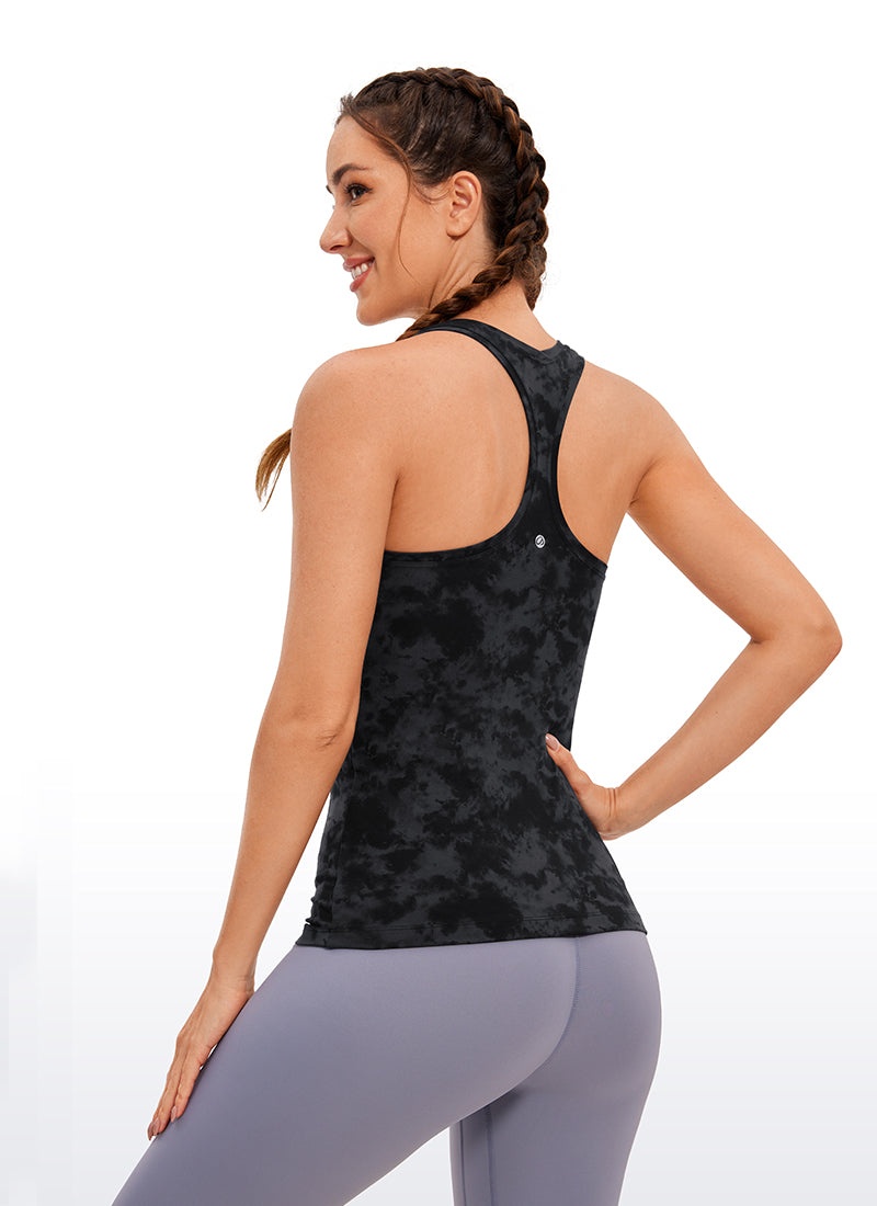 Butterluxe Hip Length  Racerback Tank