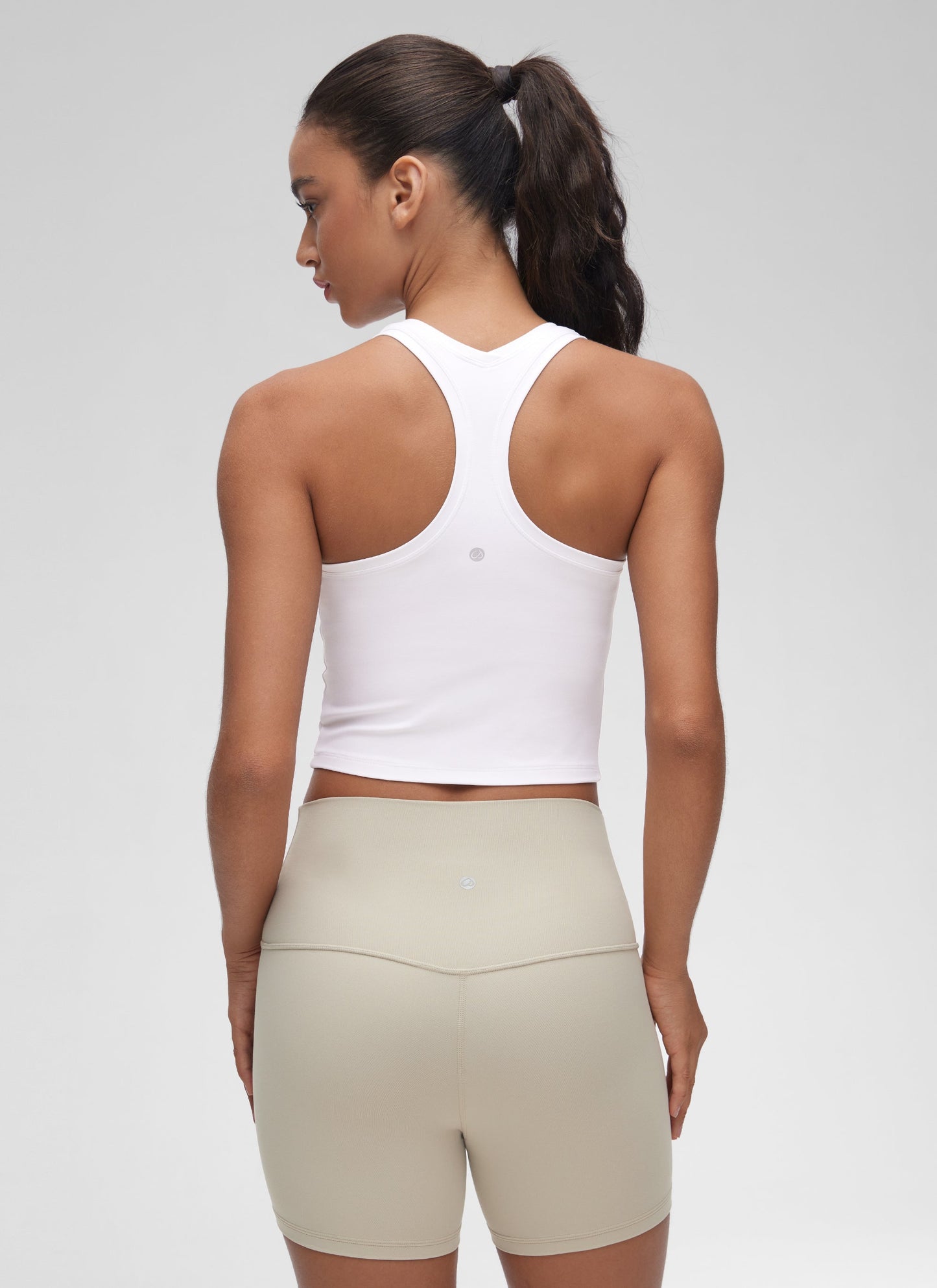 Butterluxe Cropped Racerback Tank