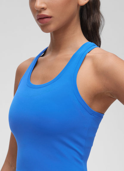 Butterluxe Cropped Racerback Tank