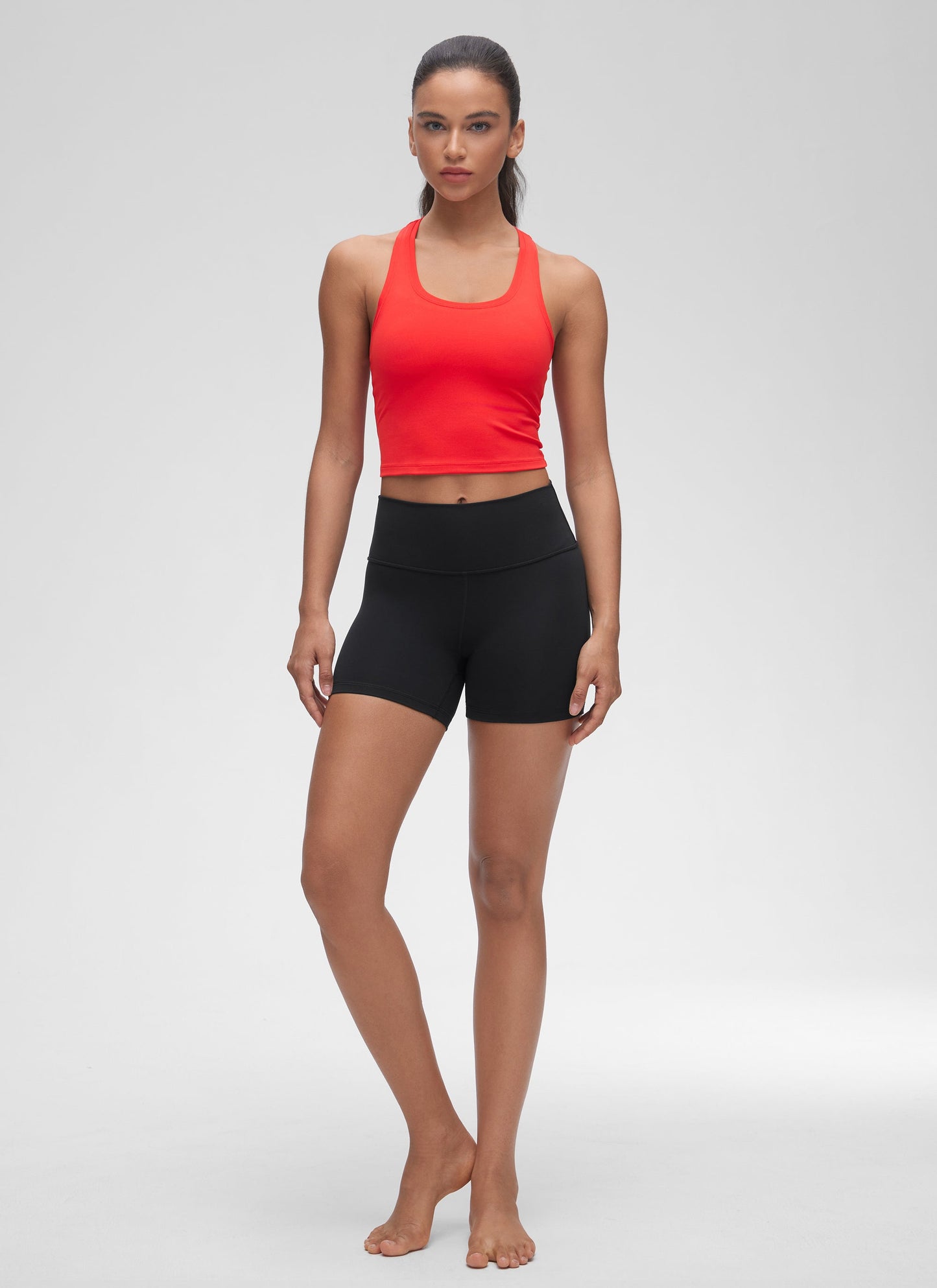 Butterluxe Cropped Racerback Tank