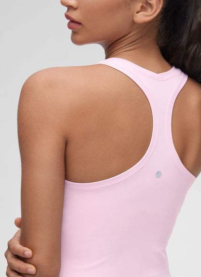 Butterluxe Cropped Racerback Tank