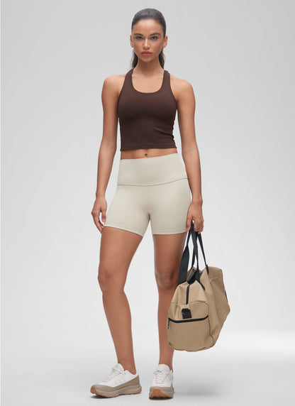 Butterluxe Cropped Racerback Tank