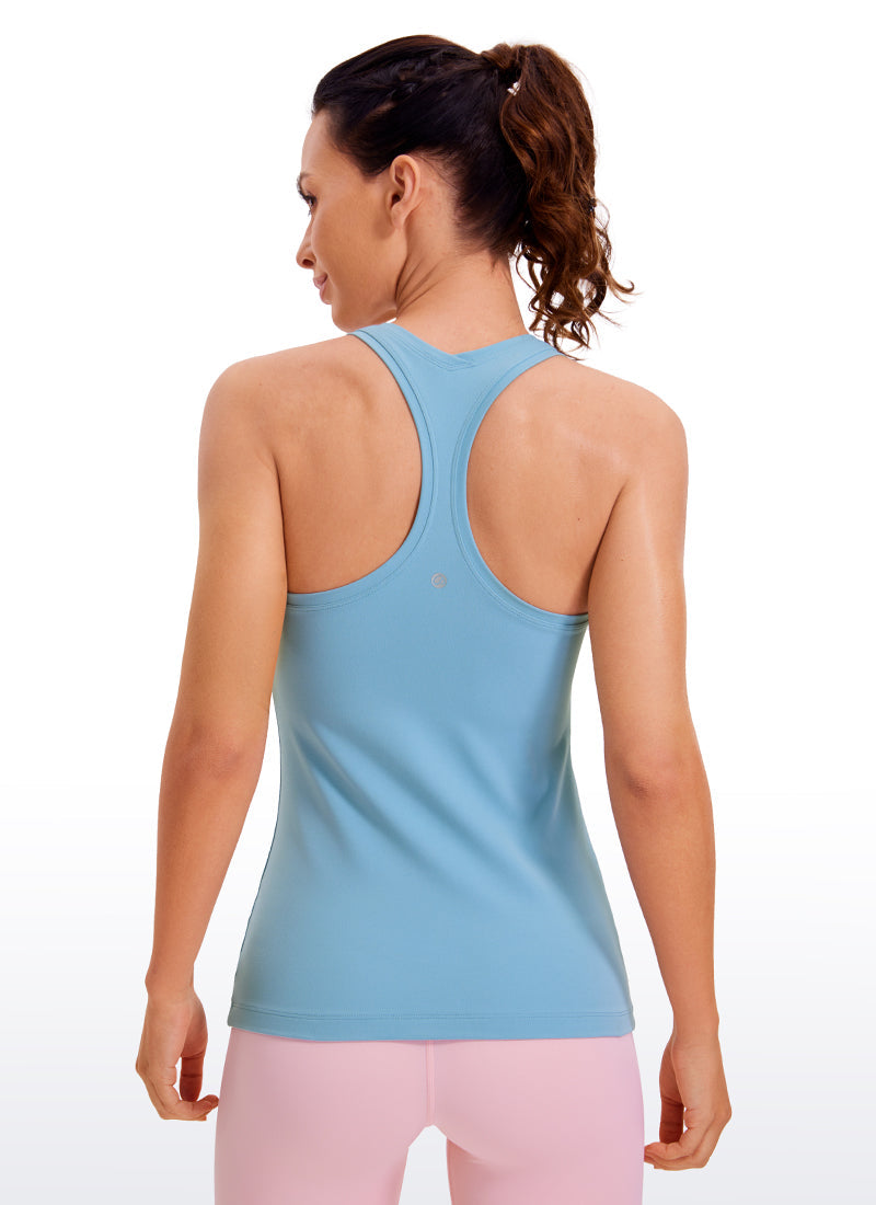 Butterluxe Hip Length  Racerback Tank