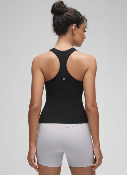 Butterluxe Racerback Waist Length Tank