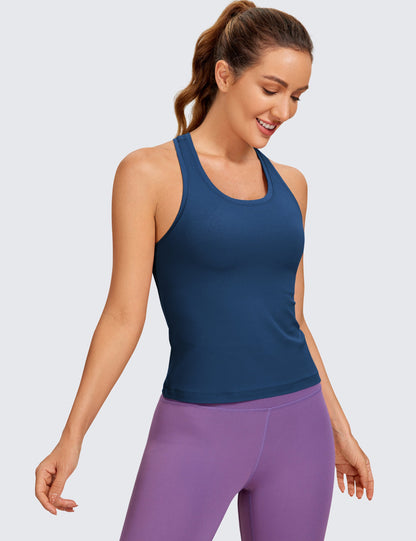 Butterluxe Racerback Waist Length Tank