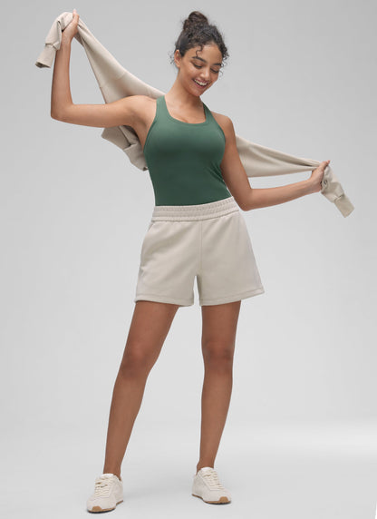 Butterluxe Racerback Waist Length Tank