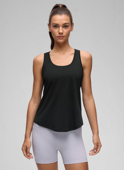 Pima Cotton Hip Length Racerback Tank
