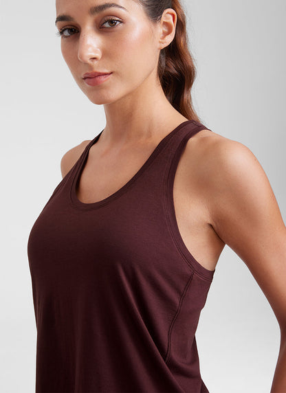 Pima Cotton Hip Length Racerback Tank