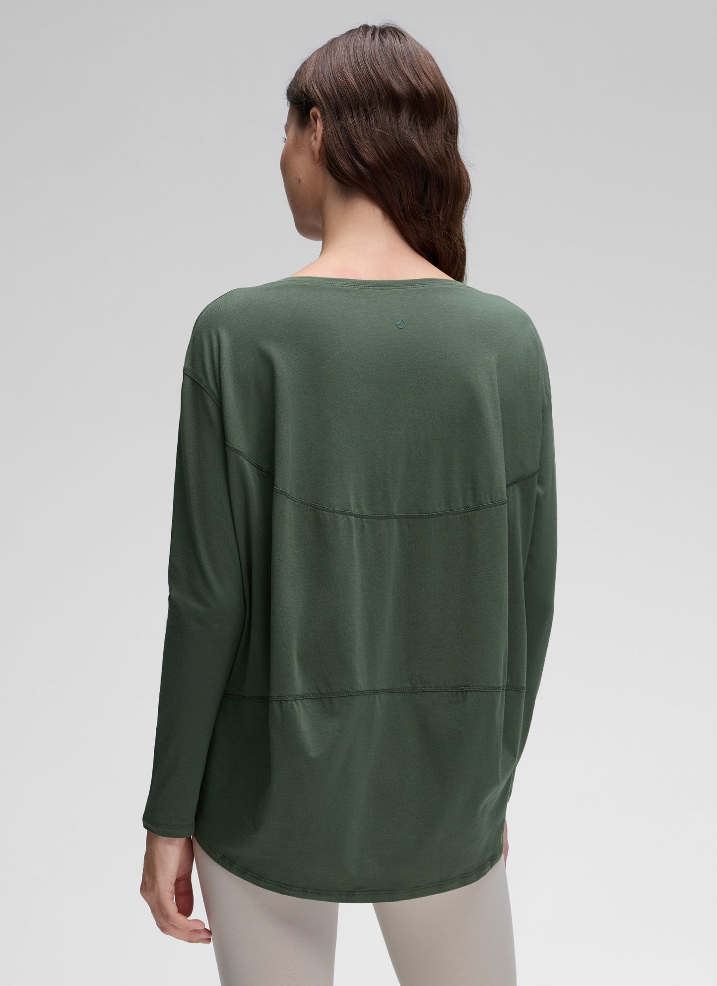 Pima Cotton Boat Neck Long Sleeve