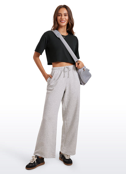 Pima Cotton Cropped Short Sleeve