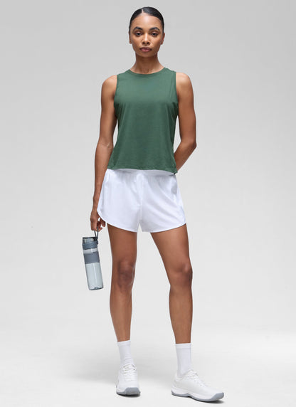 Pima Cotton Crop Round Neck Tank