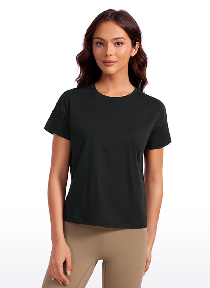 Pima Cotton Loose Fit Short Sleeve