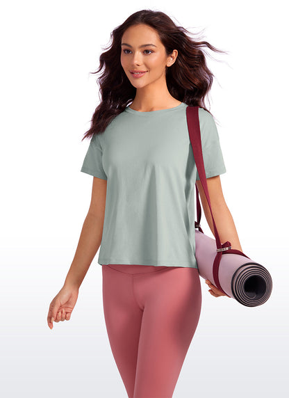 Pima Cotton Loose Fit Short Sleeve