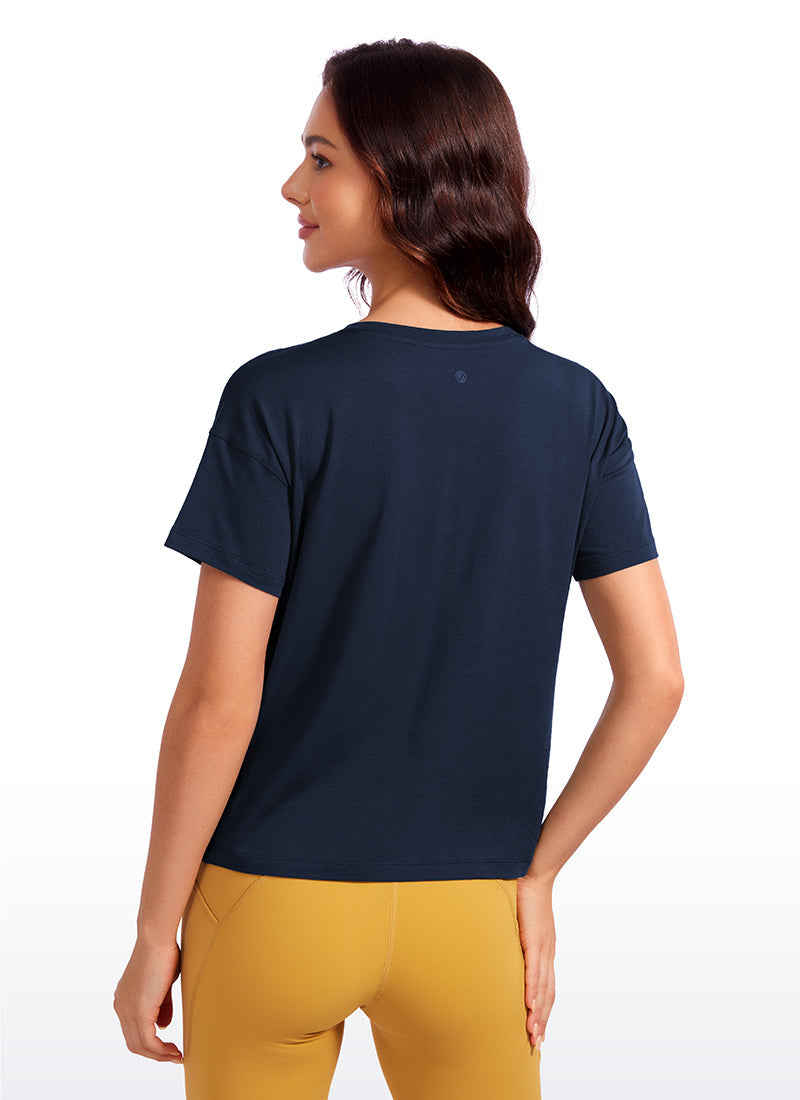 Pima Cotton Loose Fit Short Sleeve