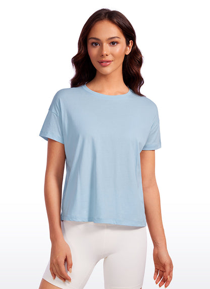 Pima Cotton Loose Fit Short Sleeve