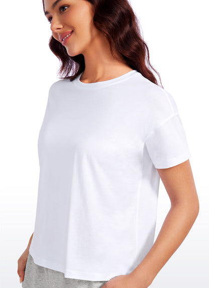 Pima Cotton Loose Fit Short Sleeve