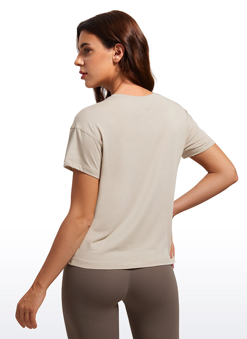 Pima Cotton Loose Fit Short Sleeve