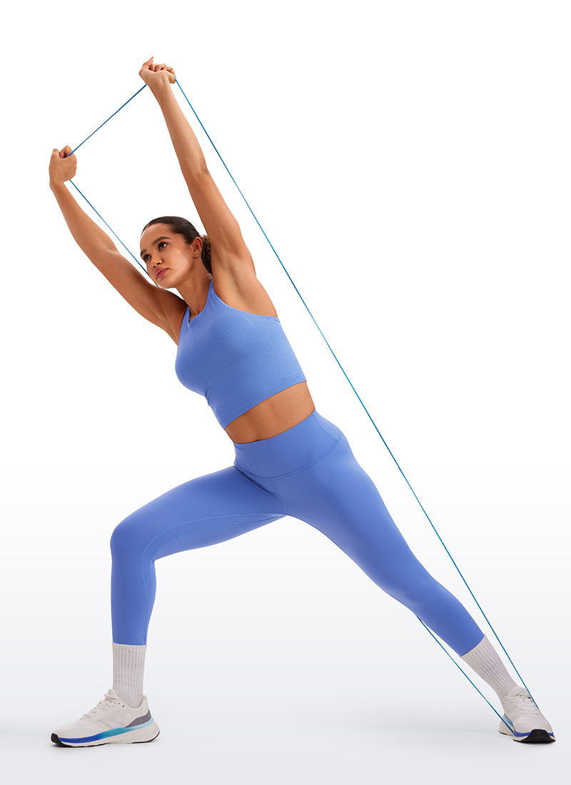 Seamless Ribbed Racerback Crop Tank