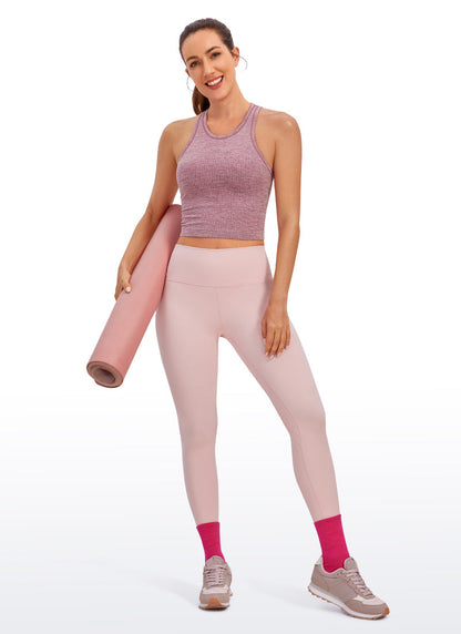 Seamless Ribbed Racerback Crop Tank
