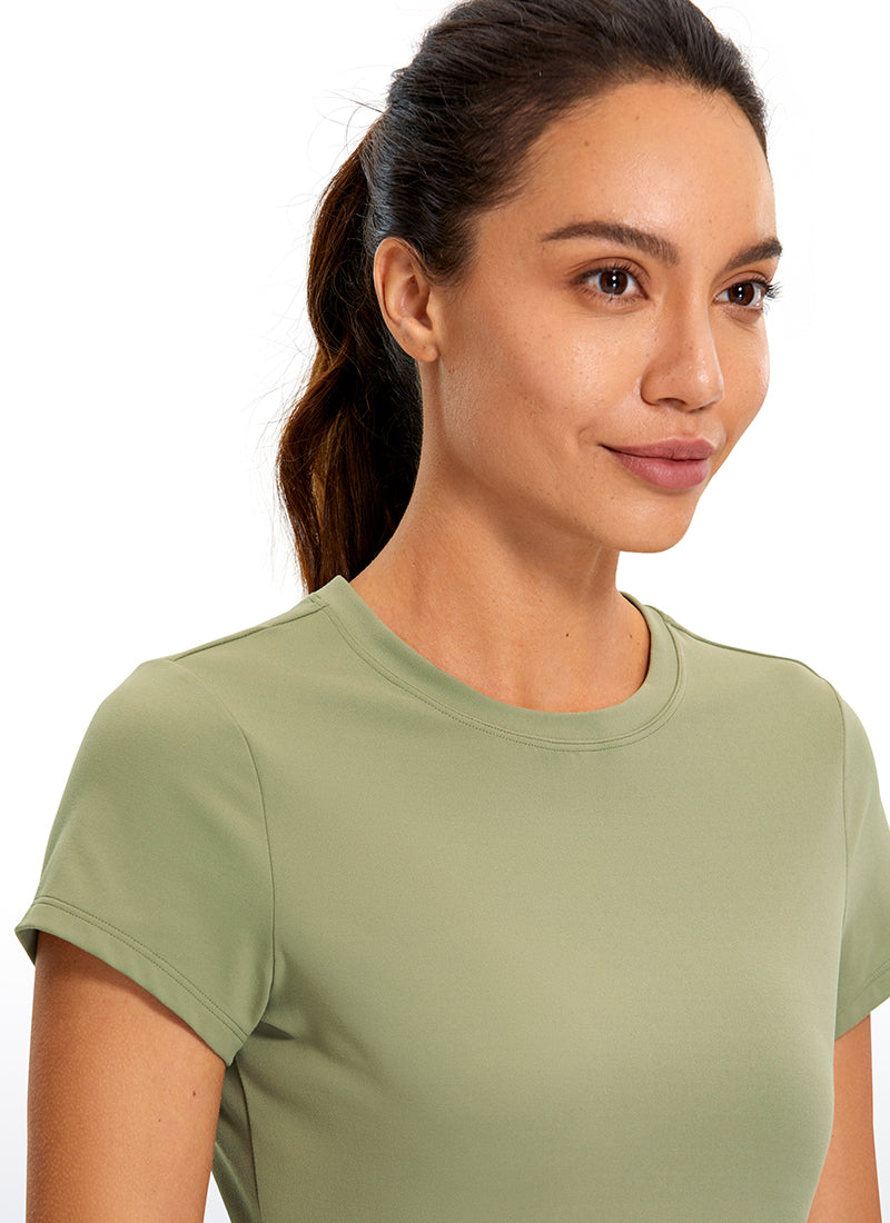 Butterluxe Cropped Short Sleeve