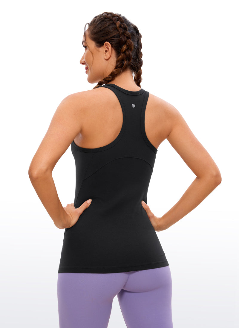 Butterluxe Hip Length Racerback Tank