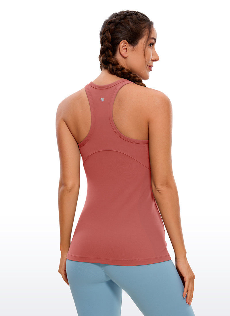Butterluxe Hip Length Racerback Tank
